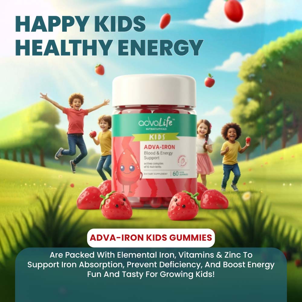 Adva-Iron KIDS (IRON COMPLEX) GUMMIES - Ajak Medical