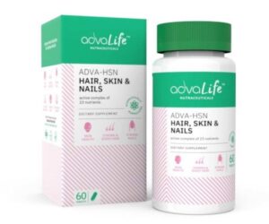Adva-HSN (HAIR, SKIN & NAILS SUPPORT) Capsules - Ajak Medical