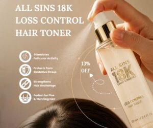ALL SINS 18K LOSS CONTROL HAIR TONER | Ajak Medical