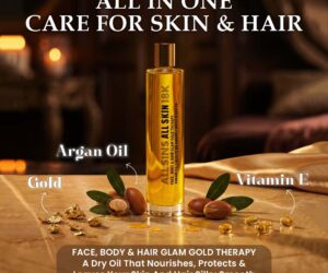 FACE, BODY & HAIR GLAM GOLD THERAPY 100 ML ALL SINS