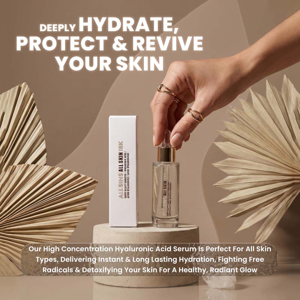 HAPPY BEAUTY BOOSTER HYALURONIC ACID SERUM 30 ML ALL SINS