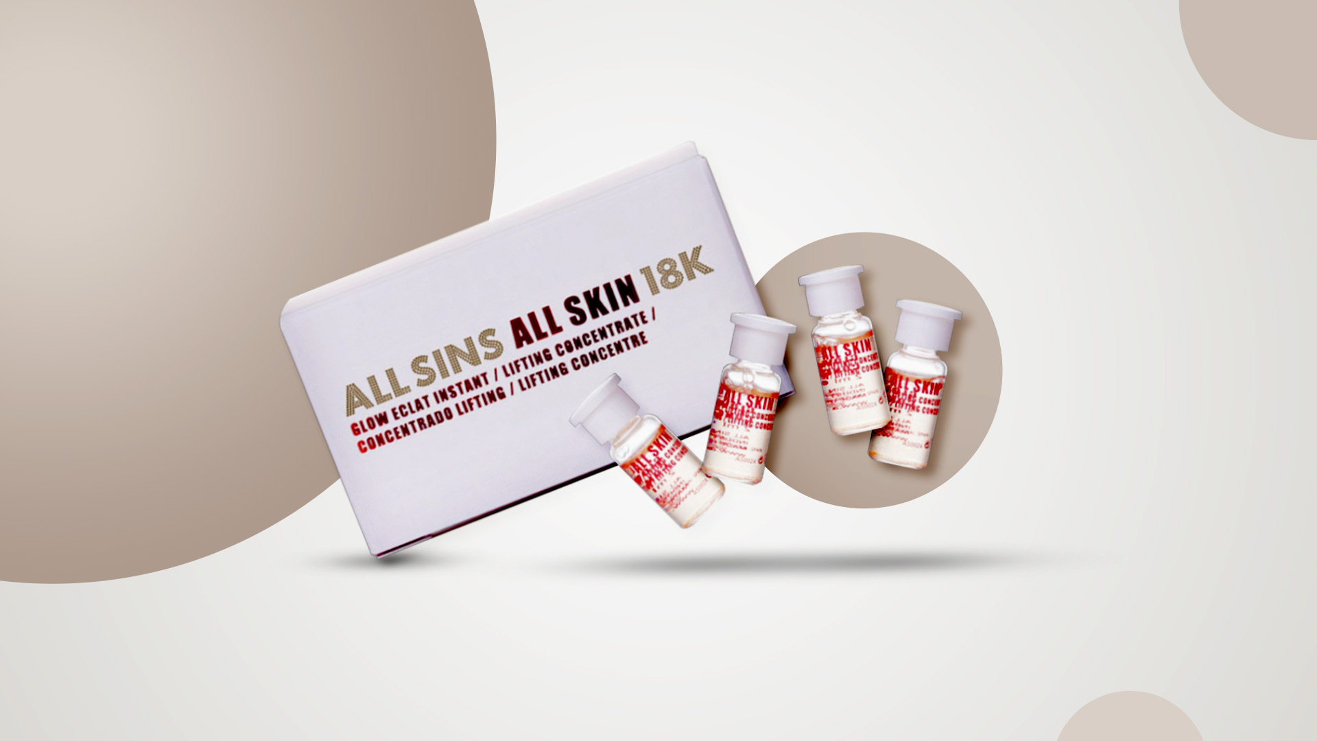 GLOW ECLAT INSTANT LIFTING CONCENTRATE ALL SINS: Younger Skin in Minutes - Ajak Medical